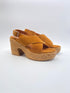 Gianni Crasto 9222 sandaal hak velour whisky